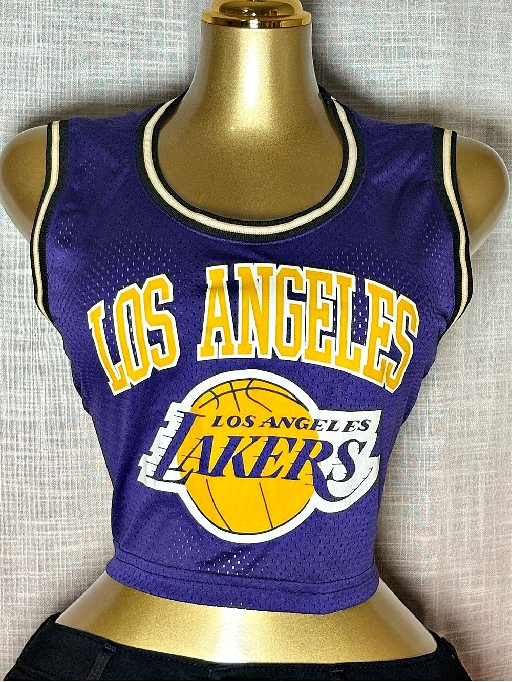 Los Angeles Lakers Cropped Tank Jersey